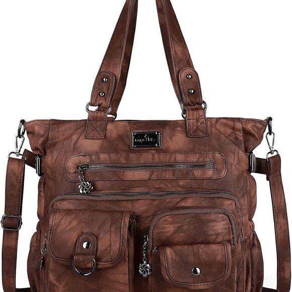 Purses and Handbag for Women Soft Leather Hobo Bags Satchel Shoulder Bags Ladies - Picture 1 of 7